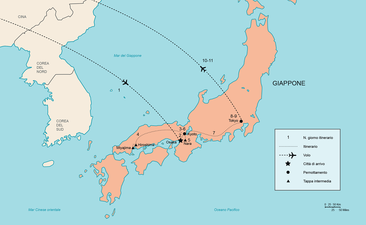 Itinerario Tour Giappone Express | #Giappone #viaggigiovani