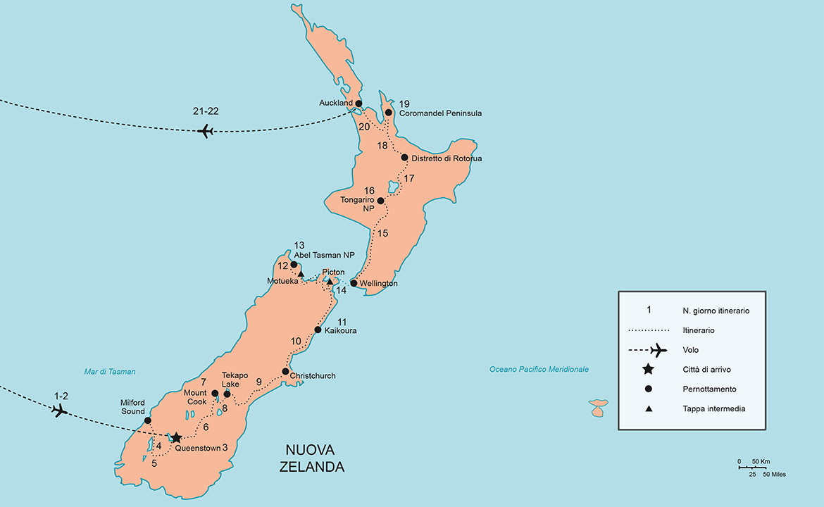 Itinerario Nuova Zelanda Completa | #NuovaZelanda #viaggigiovani