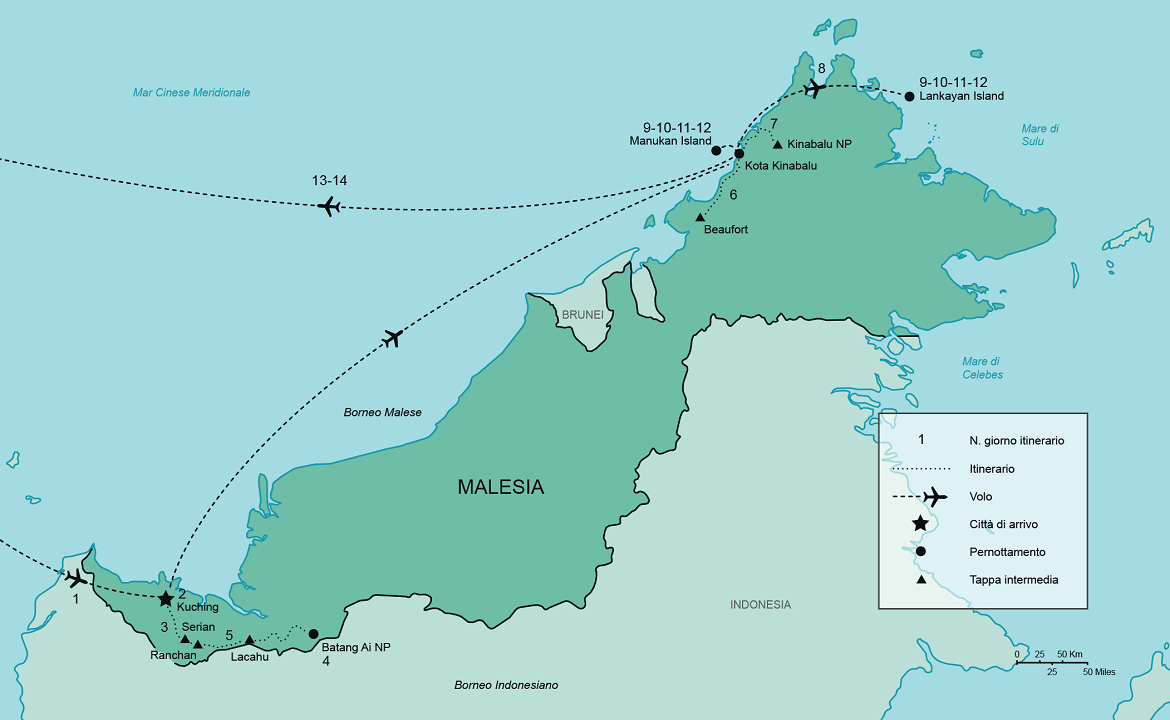 Itinerario Borneo Malese | #Borneo #viaggigiovani