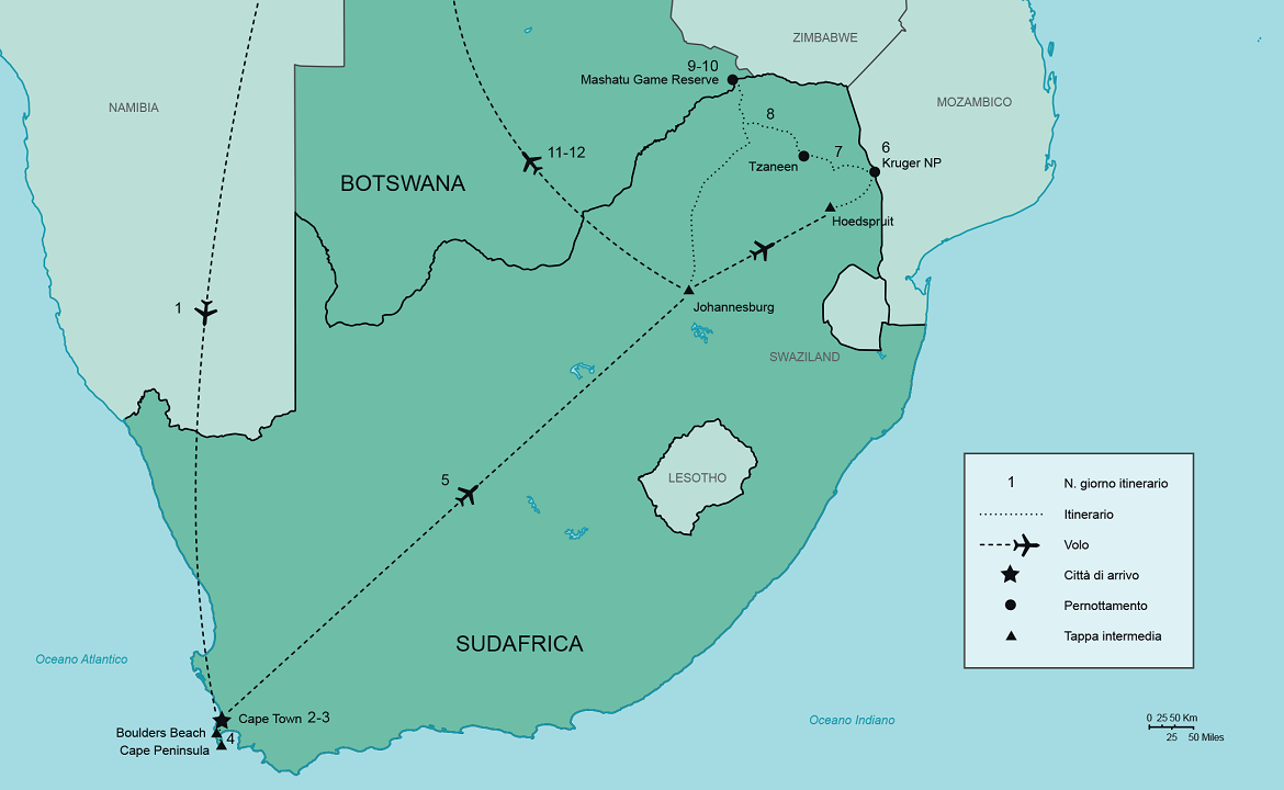 Itinerario Sudafrica e Botswana | #Botswana #viaggigiovani
