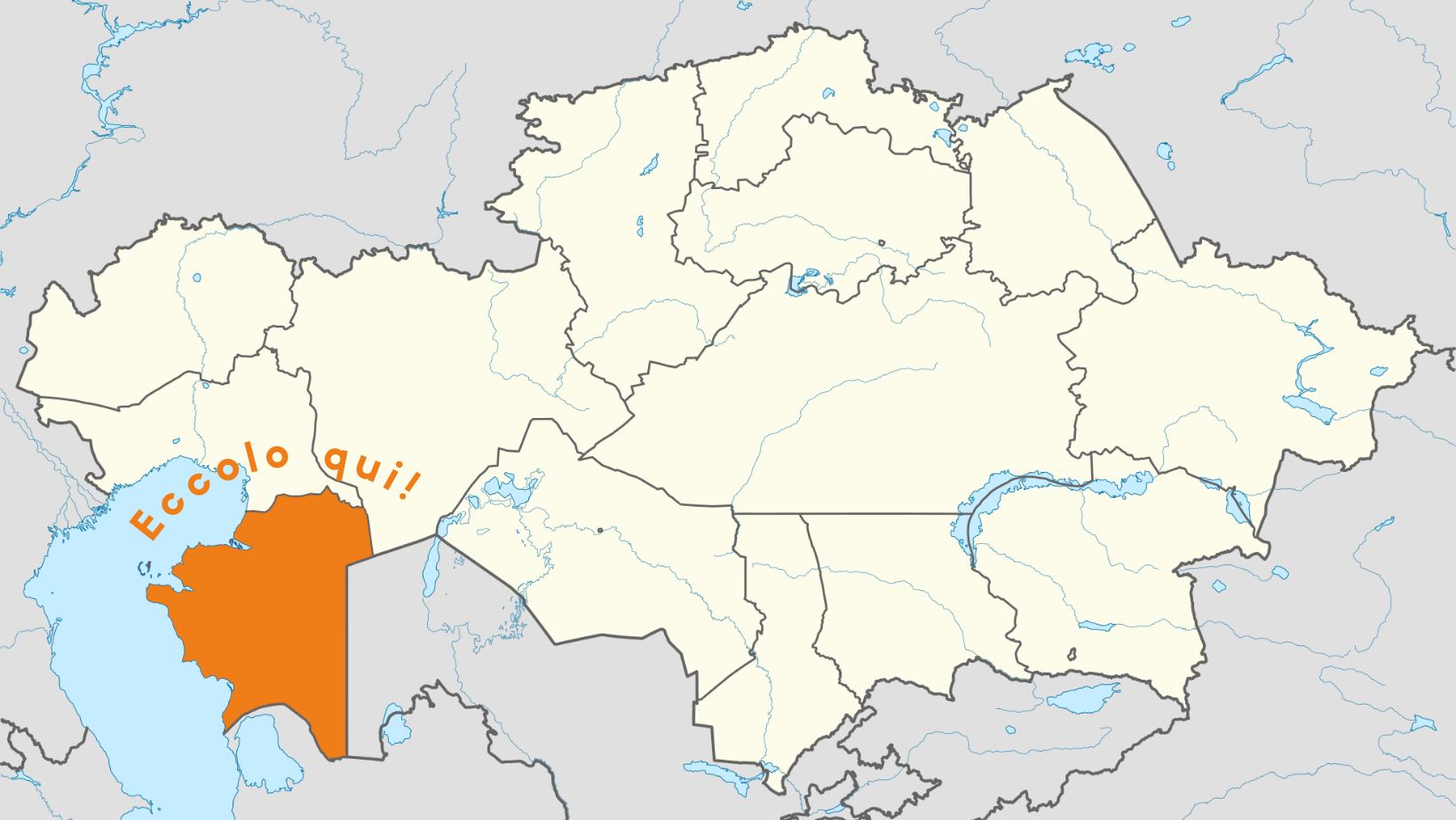 Mangystau Mappa | #Mangystau #Kazakistan #viaggigiovani Mappa Mangystau | Viaggigiovani.it