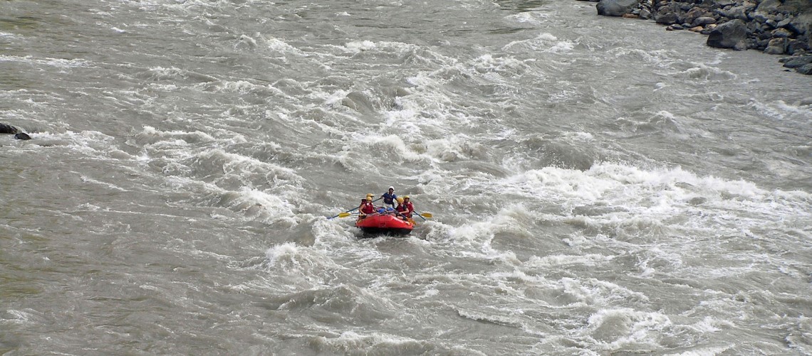 Rafting sul fiume Trisuli