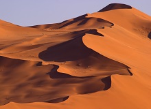 Grandi dune rosse nel deserto del Namib