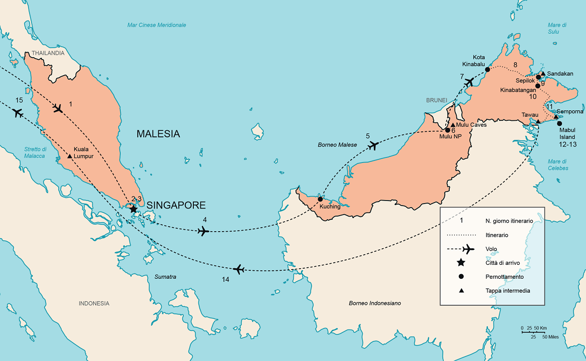 Itinerario Tour Borneo Malese e Singapore | #ViaggioMalesia #viaggigiovani