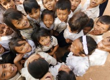 Bambini a Siem Reap