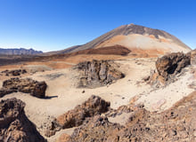 Paesaggio vulcanico nel Parco Nazionale del Teide