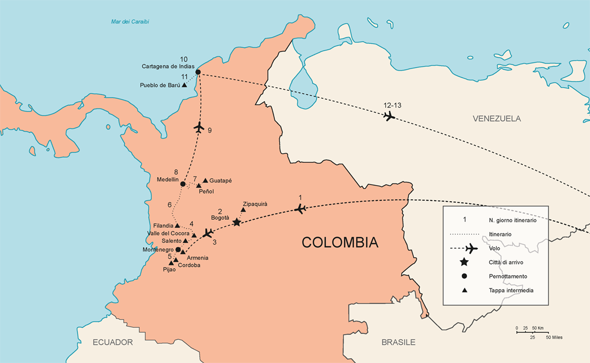 Itinerario Tour Colombia Original | #Colombia #viaggigiovani