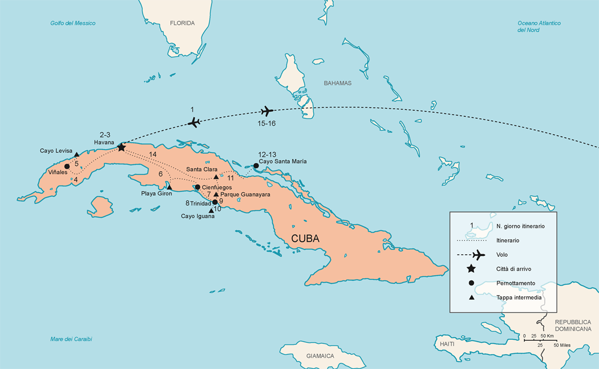 Itinerario Tour Cuba Original | #Cuba #viaggigiovani