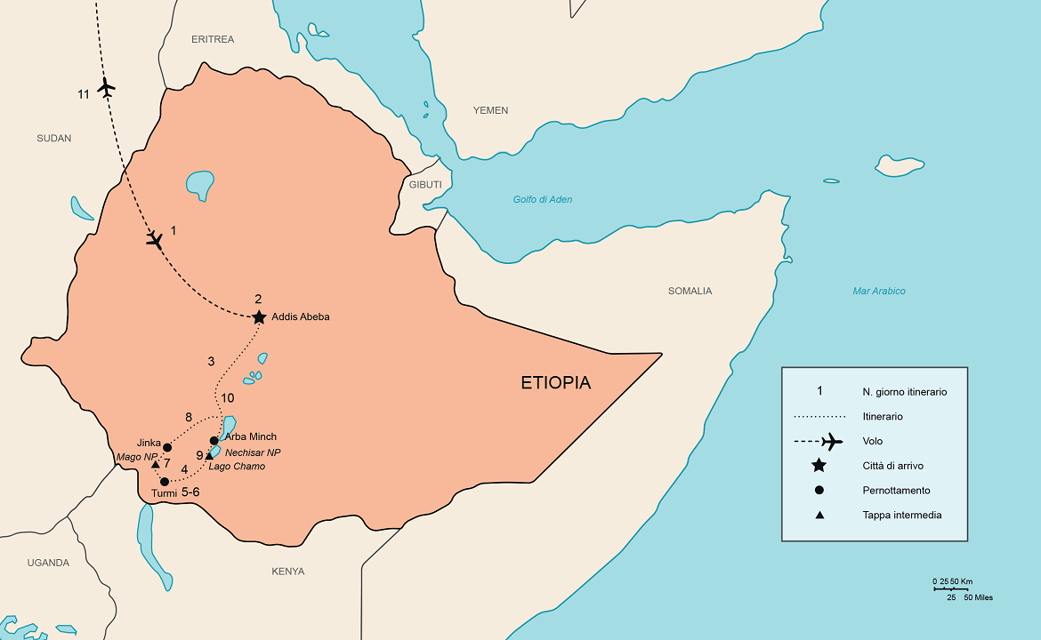 Itinerario Tour Etiopia Omo Express | #ViaggioEtiopia #viaggigiovani