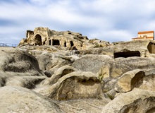 Città rupestre di Uplistsikhe | #Uplistsikhe #viaggigiovani Città rupestre di Uplistsikhe