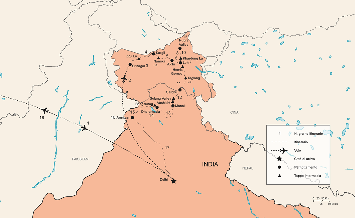 Itinerario Tour India Kashmir, Ladakh e Punjab | #TourIndia #viaggigiovani