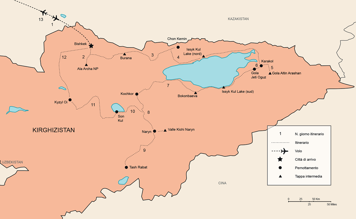 Itinerario Tour Kirghizistan Special | #kirghizistan #viaggigiovani