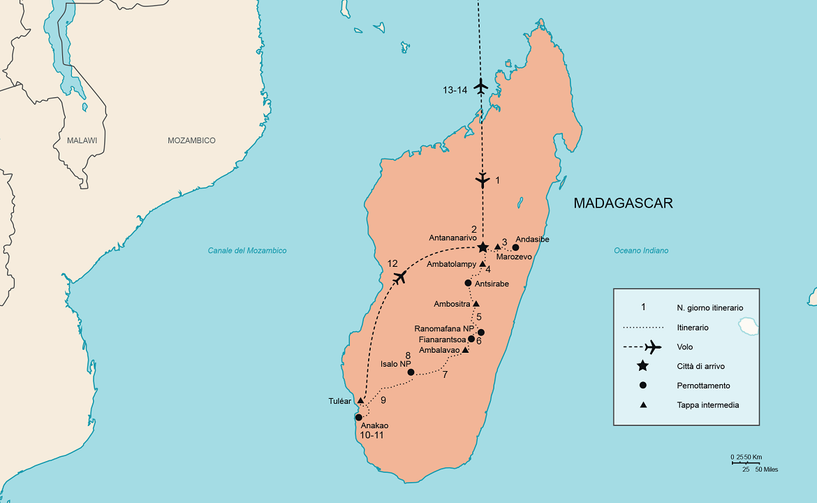 Itinerario Tour Madagascar Essential | #Madagascar #viaggigiovani
