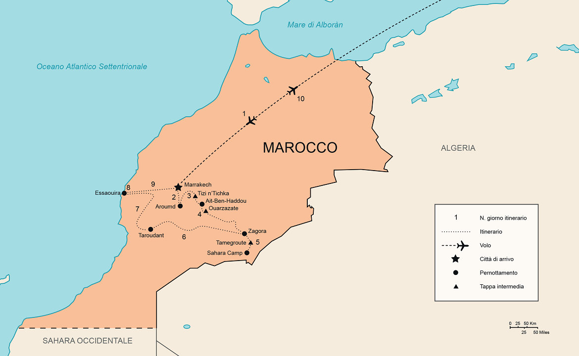 Itinerario Tour Marocco Sahara Original | #Marocco #viaggigiovani