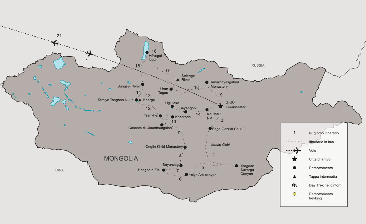 Itinerario Tour Mongolia, la Terra dei Nomadi | #Mongolia #viaggigiovani