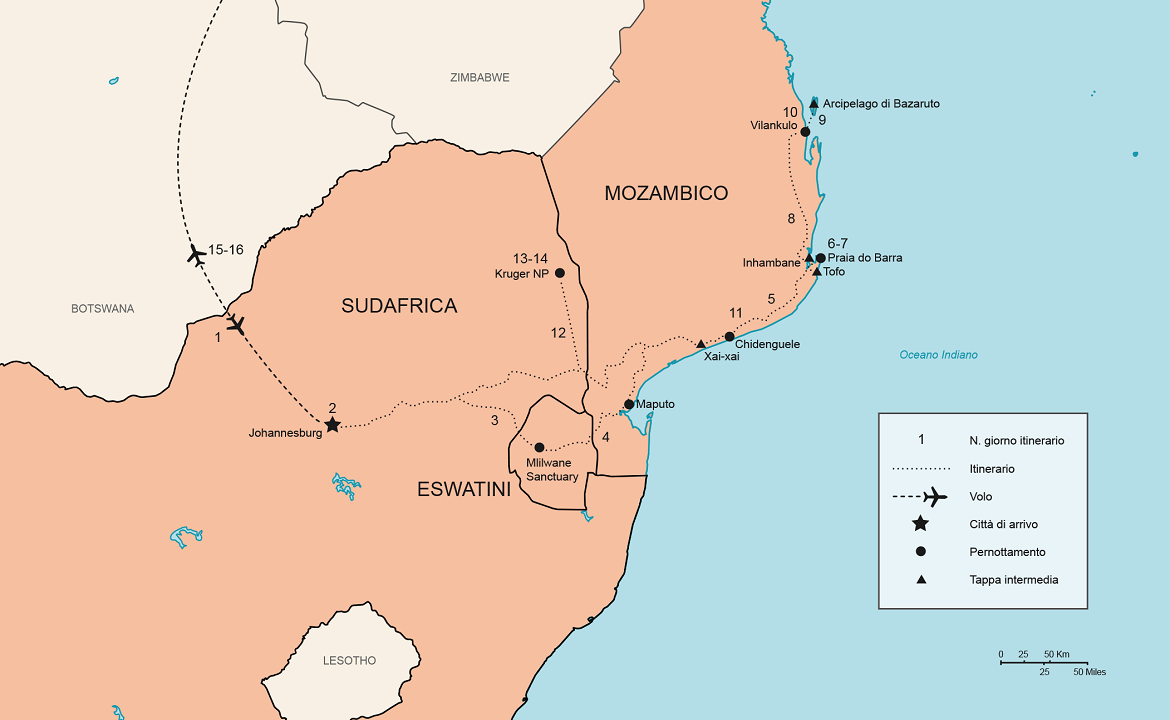 Itinerario Tour Mozambico e Kruger Park | #Mozambico #viaggigiovani