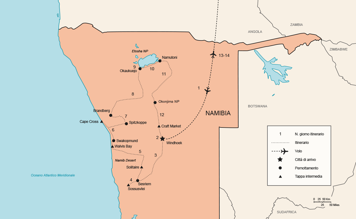 Itinerario Tour Namibia Original | #Namibia #viaggigiovani