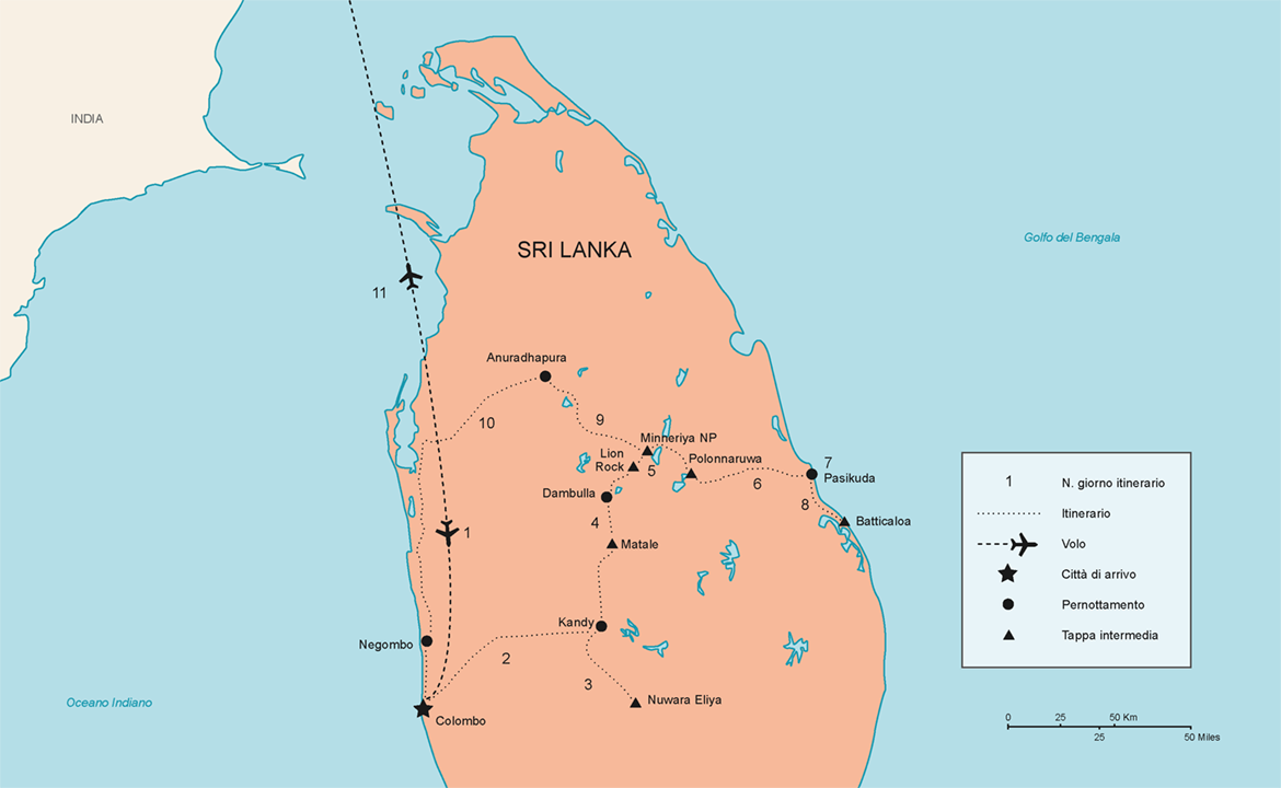 Itinerario Tour Sri Lanka Express | #SriLanka #viaggigiovani