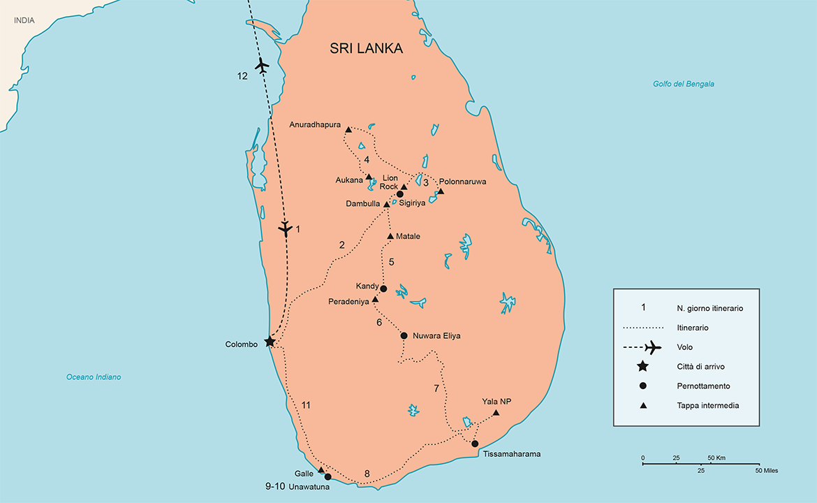 Itinerario Tour Sri Lanka Express | #SriLanka #viaggigiovani