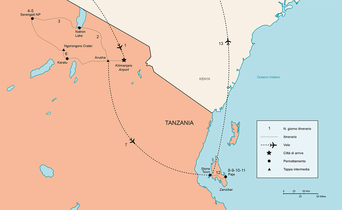 Itinerario Tour Tanzania Zanzibar | #Tanzania #viaggigiovani