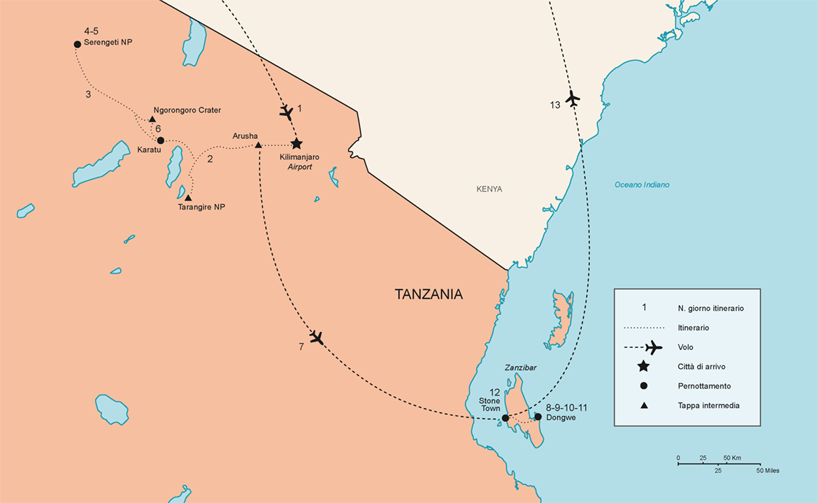 Itinerario Tour Tanzania Zanzibar | #Tanzania #viaggigiovani