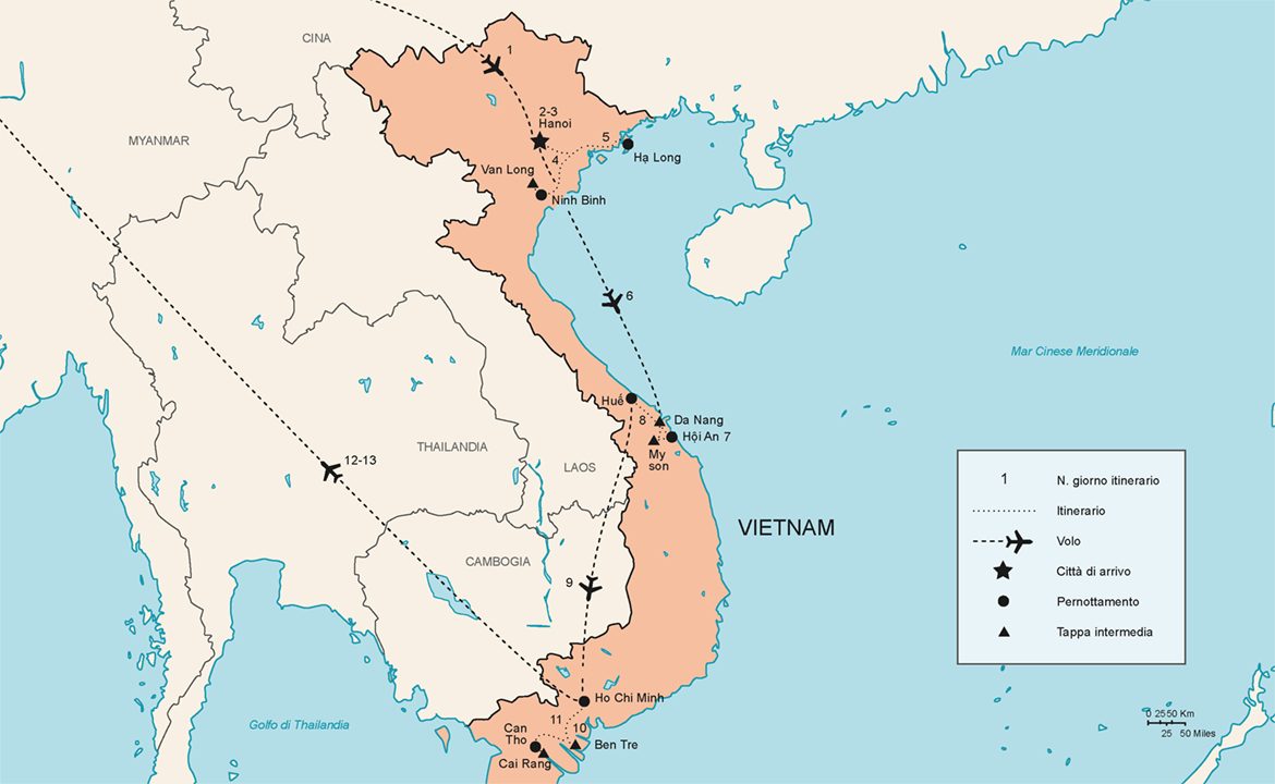 Itinerario Tour Vietnam Express | #ViaggioVietnam #viaggigiovani