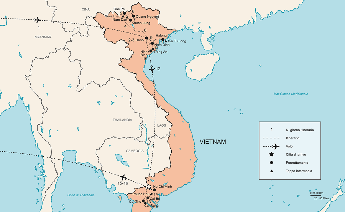 Itinerario Tour Vietnam Solidale | #ViaggioVietnam #viaggigiovani