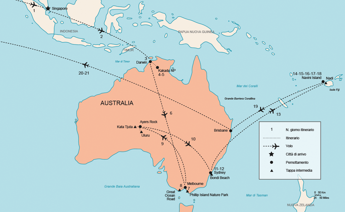 Itinerario Australia e Fiji | #Australia #viaggigiovani