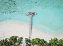 Vista Aerea Barefoot Ecoresort | #Maldive #viaggigiovani Vista Aerea Barefoot Ecoresort