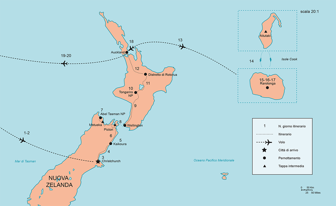 Itinerario Nuova Zelanda e Isole Cook | #NuovaZelanda #viaggigiovani