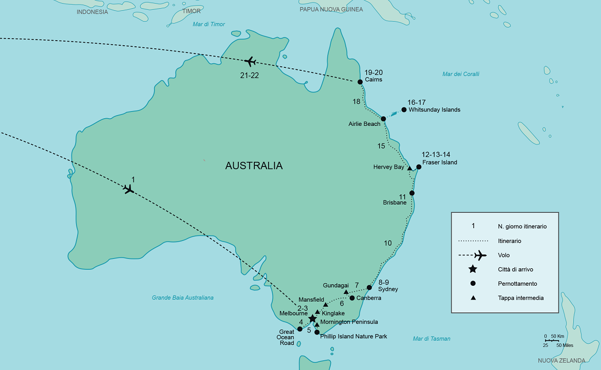 Itinerario Australia East Coast | #Australia #viaggigiovani