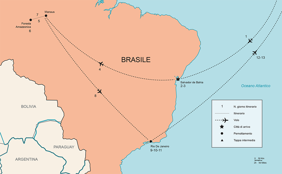 Itinerario Brasile Tropical | #Brasile #viaggigiovani