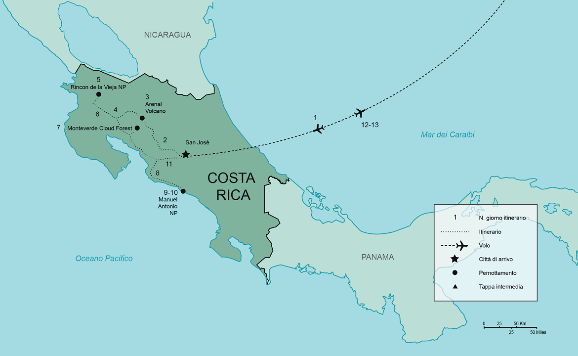 Itinerario Costa Rica Classico | #CostaRica #viaggigiovani