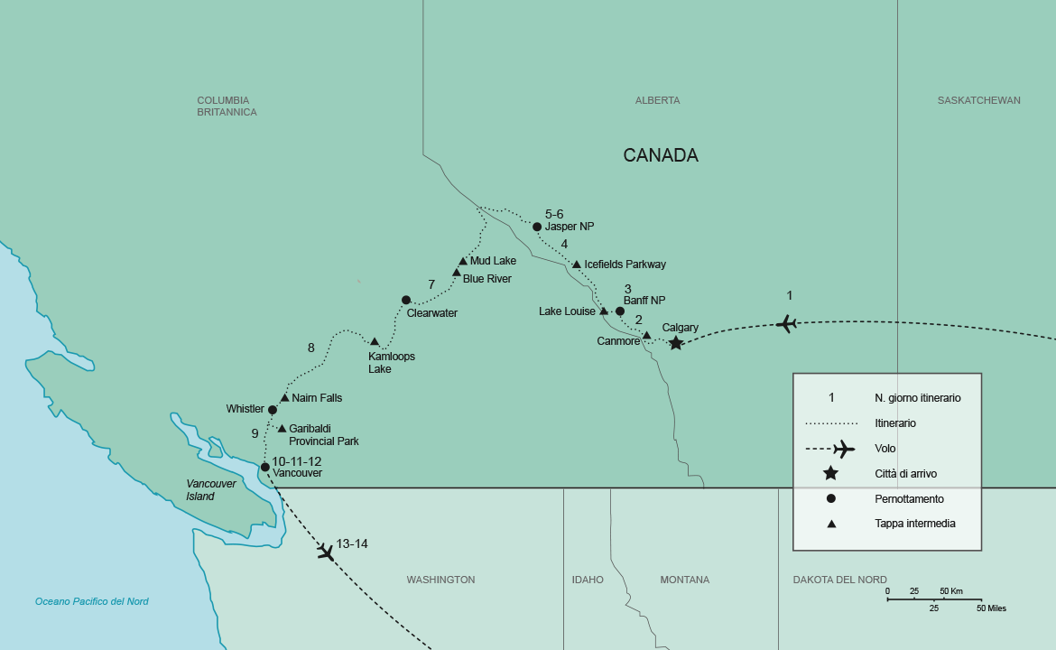 Itinerario Parchi dell'ovest e Vancouver | #Canada #viaggigiovani