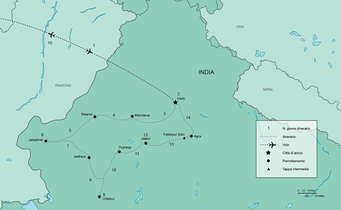 Itinerario India Tutto Rajasthan | #India #viaggigiovani