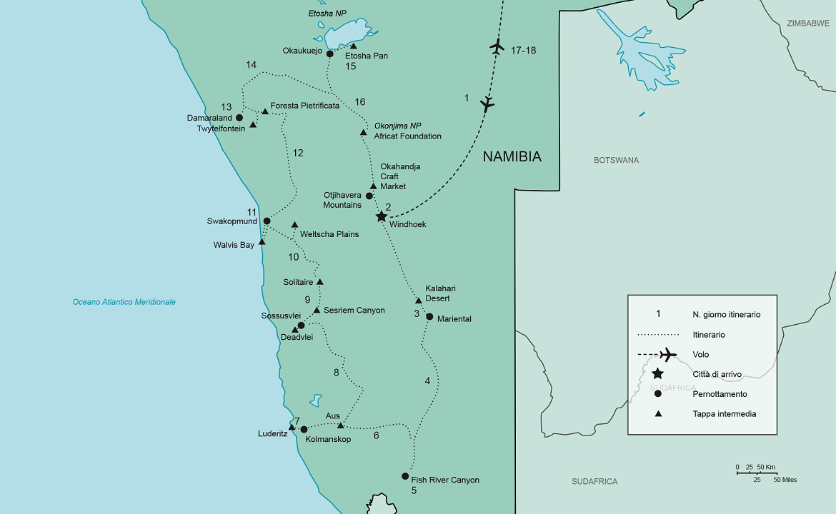 Itinerario Namibia Completa | #Namibia #viaggigiovani