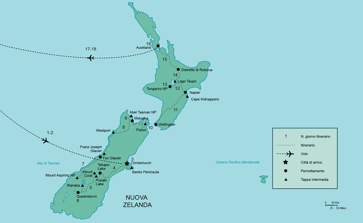 Itinerario Nuova Zelanda Classica | #NuovaZelanda #viaggigiovani