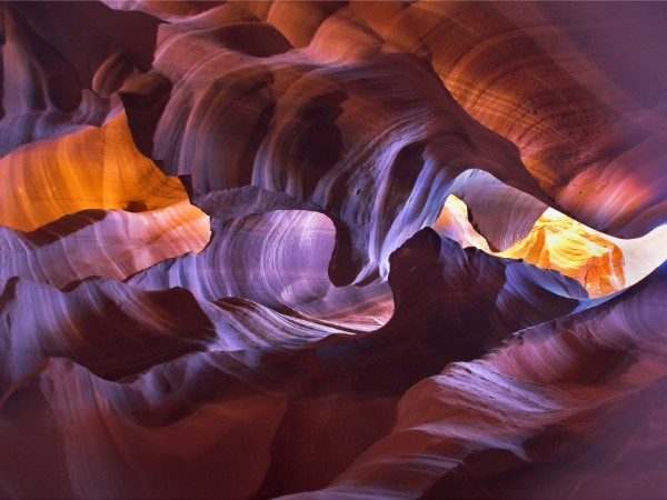 Gioco di luci nell'Antelope Canyon | Usa Viaggio