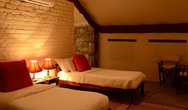 Godward Leopard Camp twin | Viaggio in Rajasthan