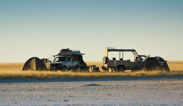 Tende e jeep campeggio libero Botswana | Safari in Botswana