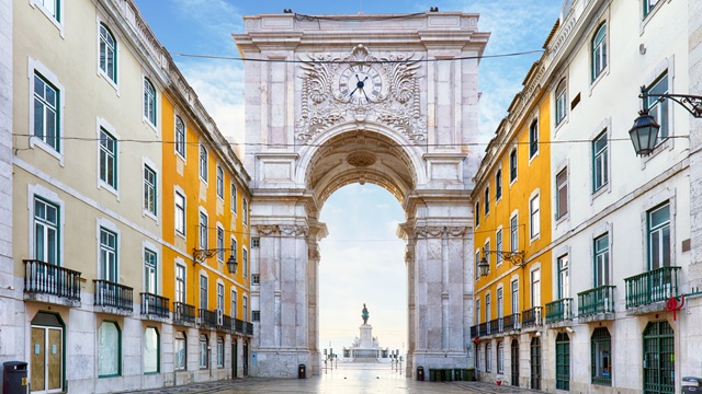 Lisbona Praca do Comercio | Tour del Portogallo