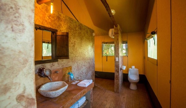 Xpu-Ha Serenity Authentic Glamping bagno | Tour Messico