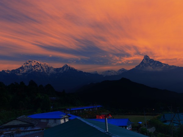 Ammirare la catena himalayana dall’Australian Base Camp