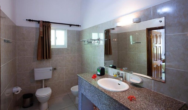 Villa Veuve La Digue bagno | Viaggio Seychelles