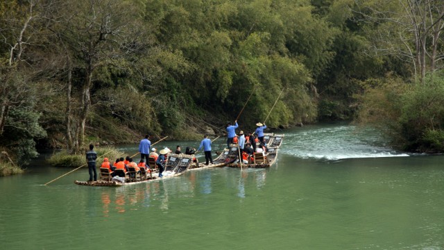 Wuyishan Mountain, kayak nel fiume | Tour Cina dell'Est