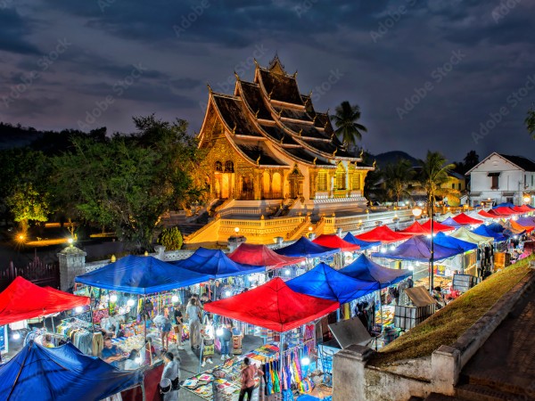 Mercato di Luang Prabang | Laos Viaggio