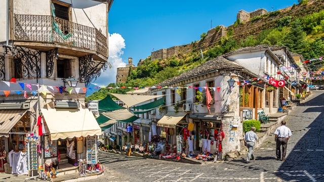 Centro storico di Argirocastro | Viaggio nei Balcani