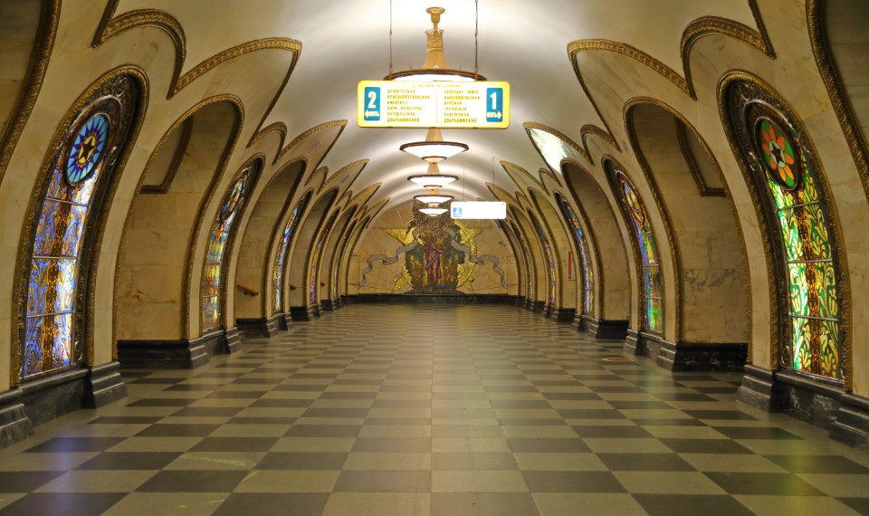 La stazione di Novoslobodskaya | Metropolitana Mosca