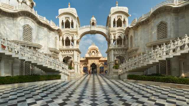 Tempio ISKCON di Vrindavan | Tour India Diwali