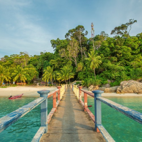 Pontile alle Perhentian Islands | Viaggiare in Malesia